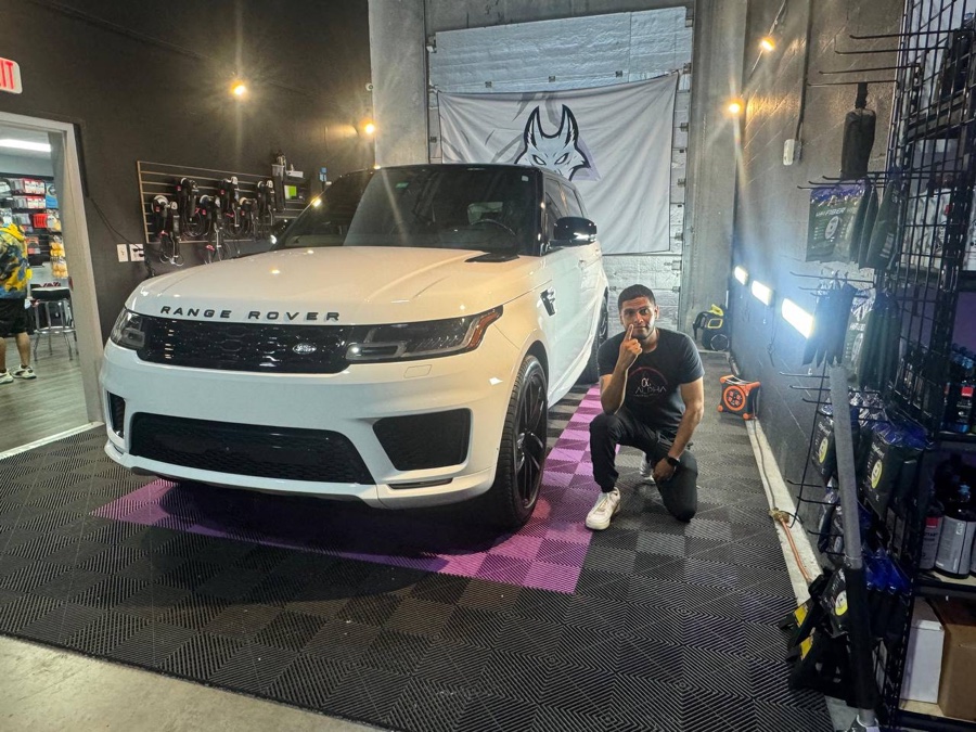 Range Rover Sport detailing Miami shop